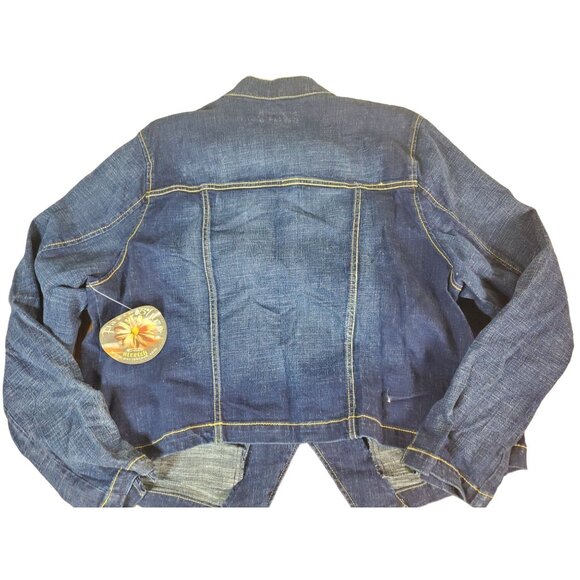 Paris Blues Denim Jacket - Size 3 - 98% Cotton 2% Spandex - Women's Stretch Jean - Picture 2 of 10